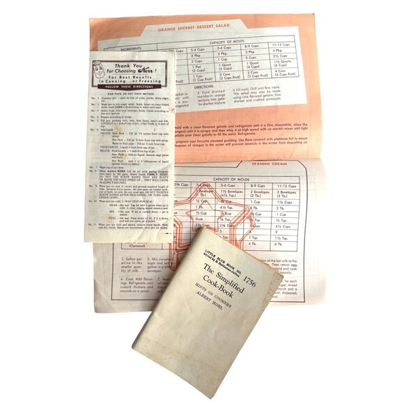 Vintage Cookbook Collection: Canning Preserving & Recipes Joys of Jello bundle - Picture 3 of 10